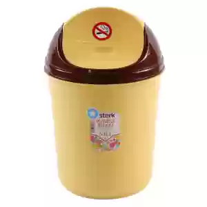 Cos de gunoi cu capac , crem